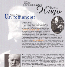 Les personnages de Victor Hugo