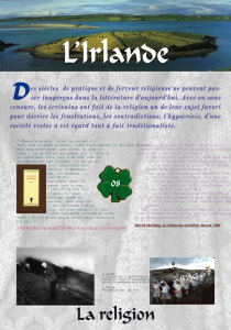 Exposition itinérante sur l'Irlande Exposition itinérante sur la littérature irlandaise Exposition itinérante pour la Saint Patrick